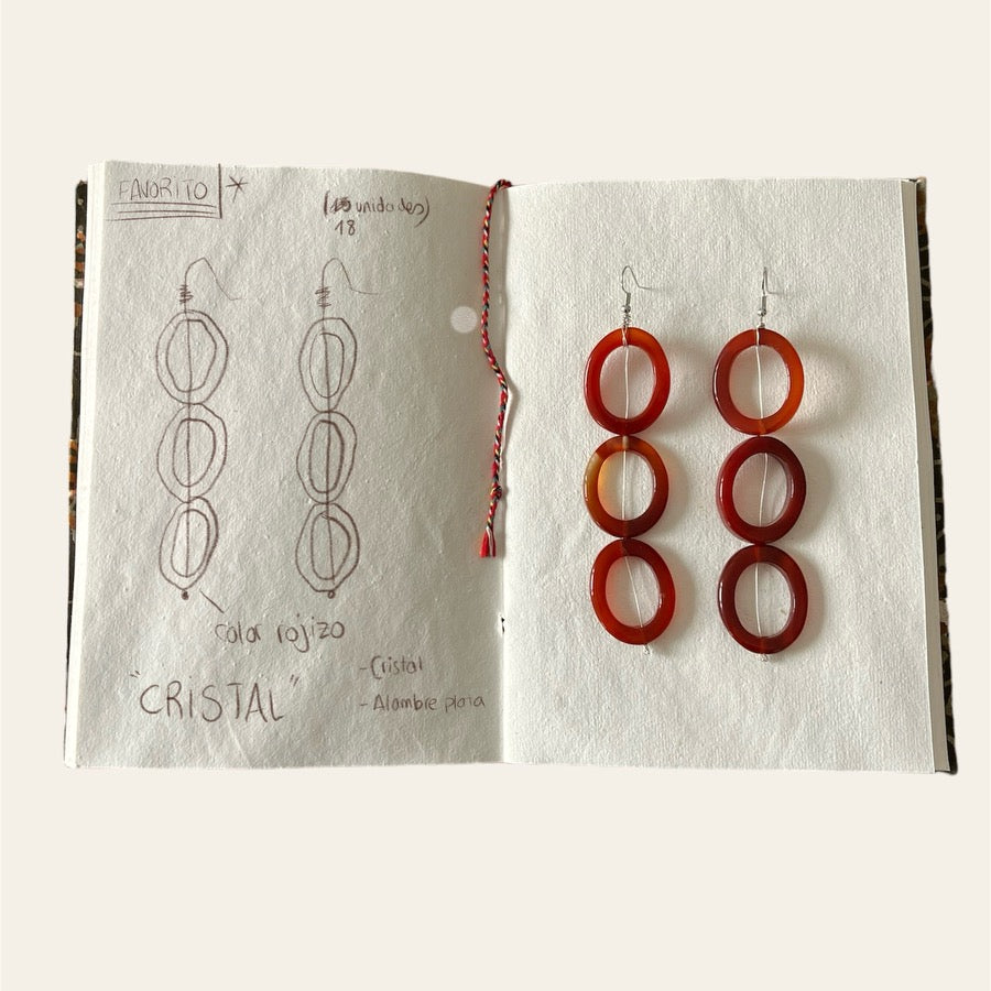 pendientes "cristal"